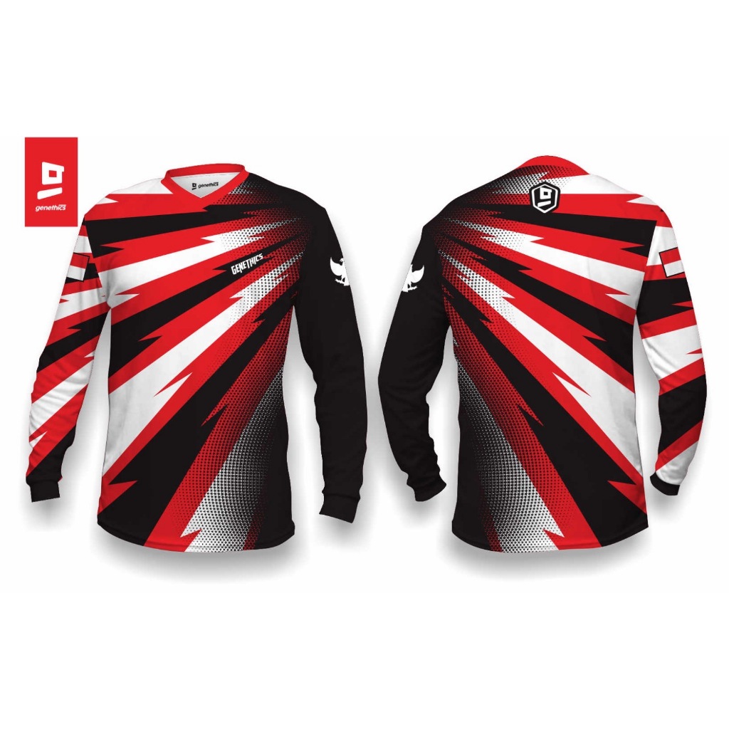 JERSEY SEPEDA KEMERDEKAAN INDONESIA HUT RI KE-80 - JERSEY SEPEDA DOWNHILL / MTB GENETHICS - JERSEY I