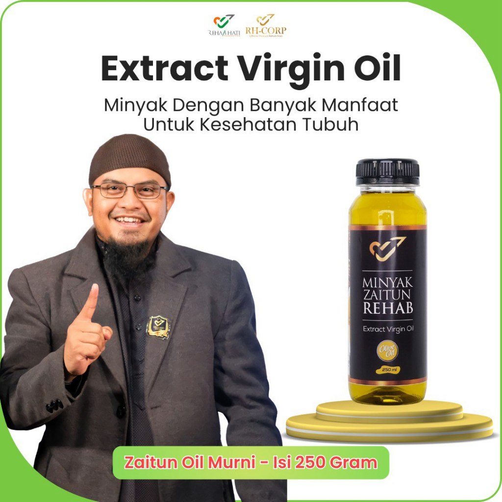

Original Rehab Hati Minyak Zaitun Extra Virgin Olive Oil Original Bisa Diminum Dan Dioles 250ml Murni 100% Extract