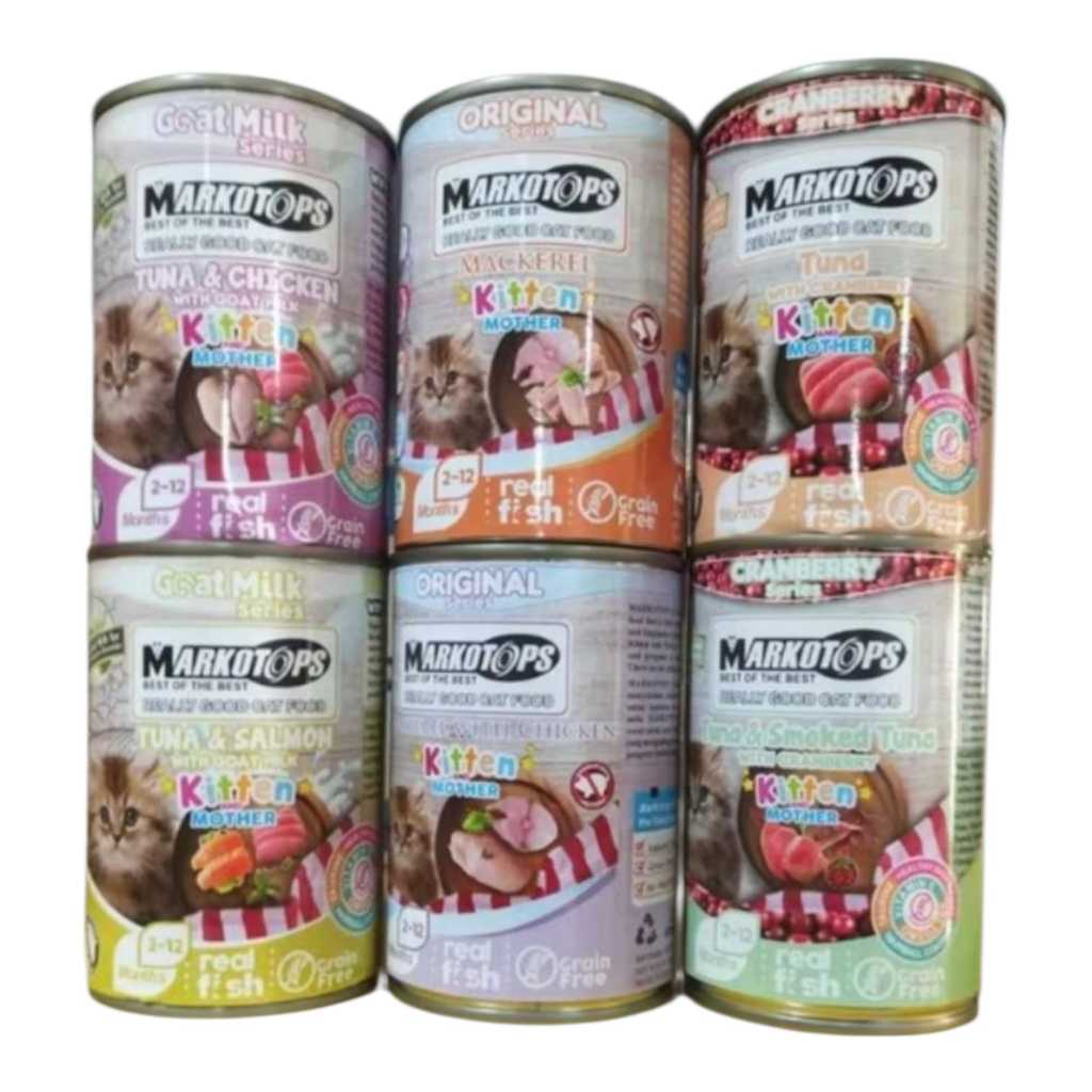 MARKOTOPS Kaleng Makanan Kucing Kitten & Mother 400gr