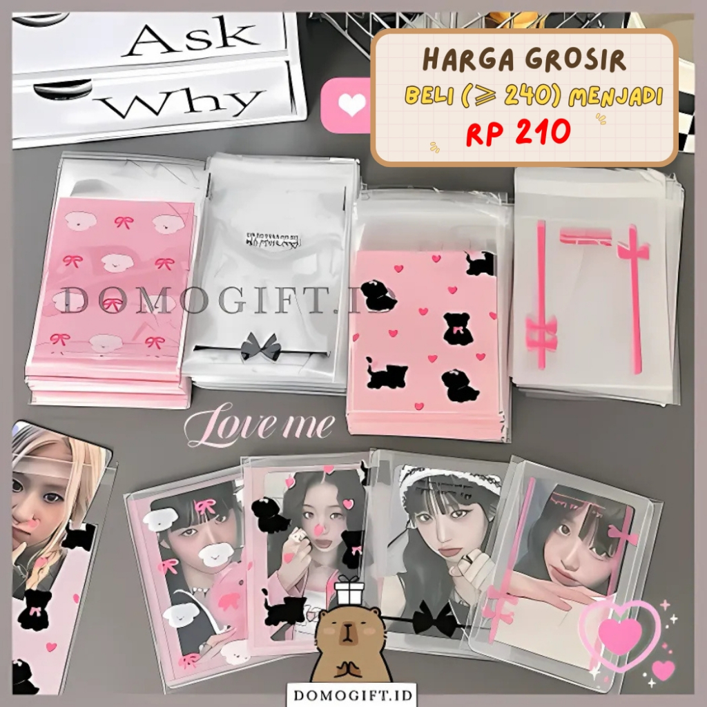 

Plastik Packing Bening Bintang Warna Warni Sleeve Cover Kartu Kpop Aesthetic