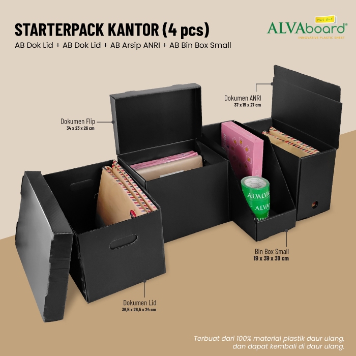 

ALVAboard Starterpack Box Dokumen Kantor (Isi 4 Produk)