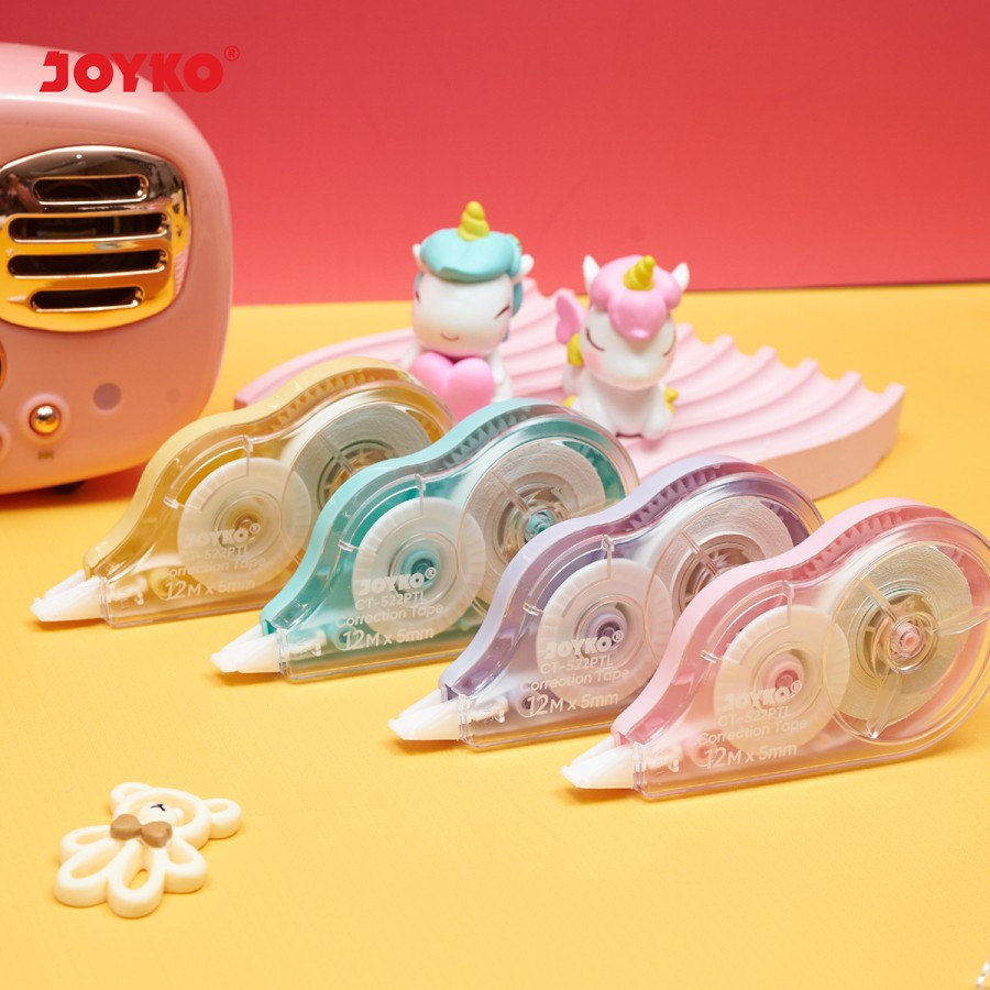 

Joyko Correction Tape 12m Tip Ex Kertas CT-522 Pastel