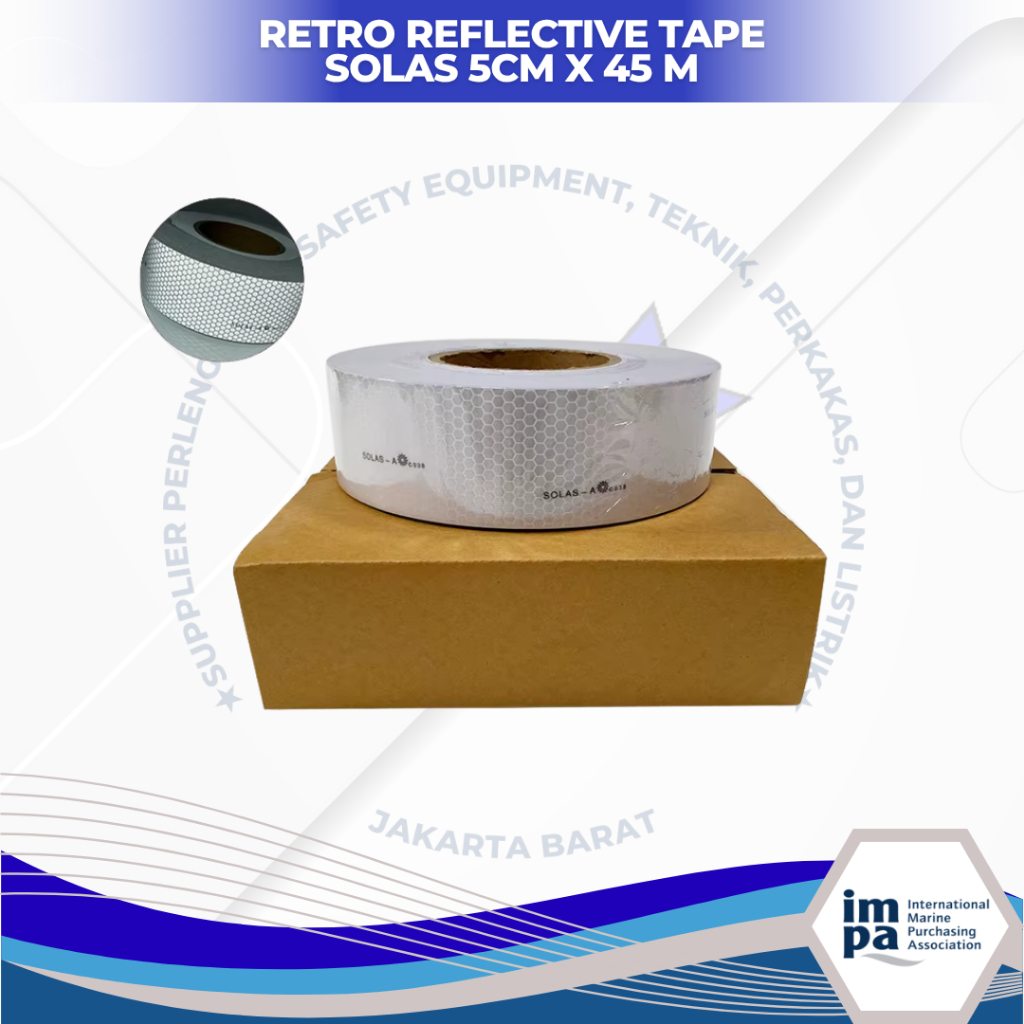 

Retro Reflective Tape Solas 5CM X 45 M