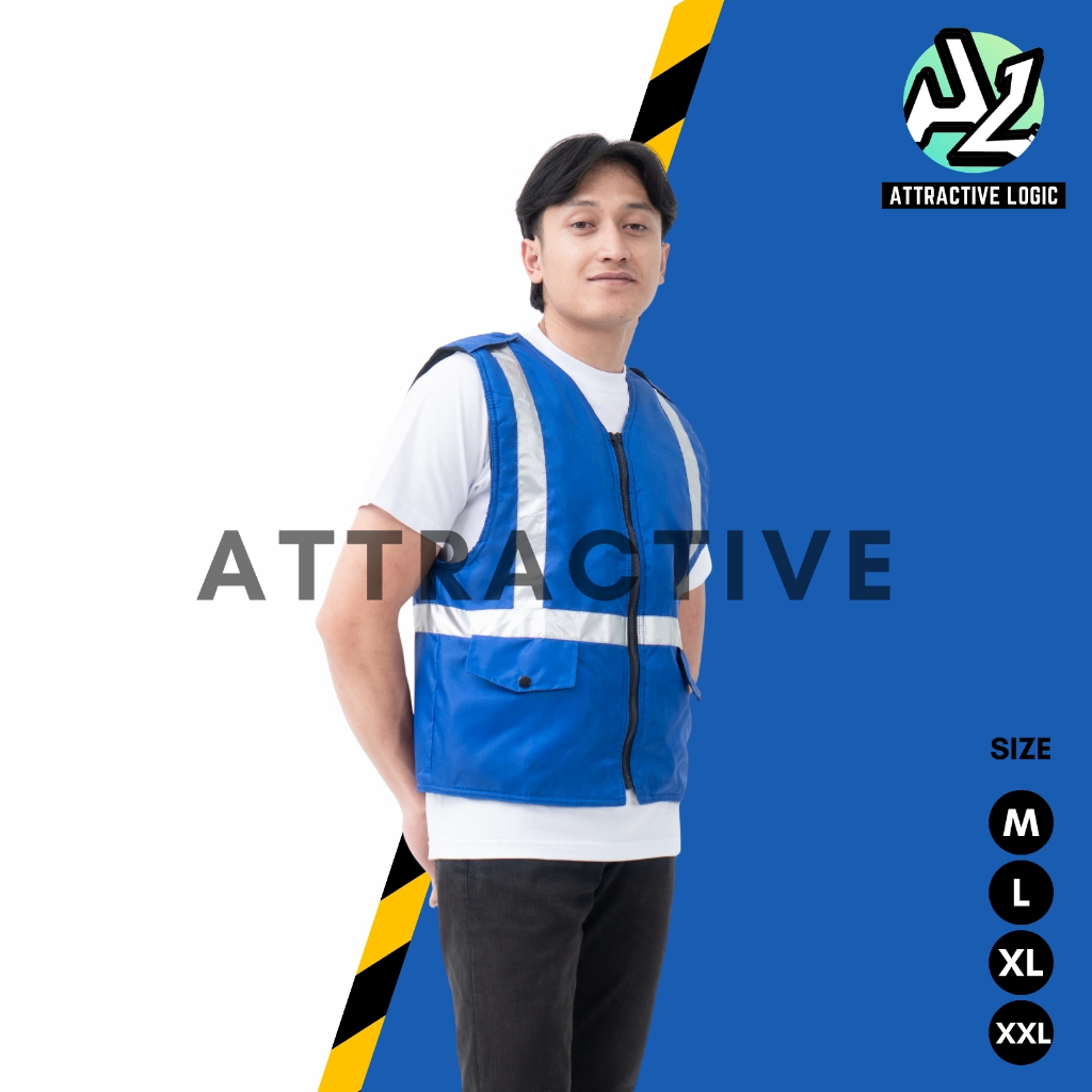 ROMPI SAFETY/LAPANGAN/PROYEK WARNA BIRU - ATTRACTIVE