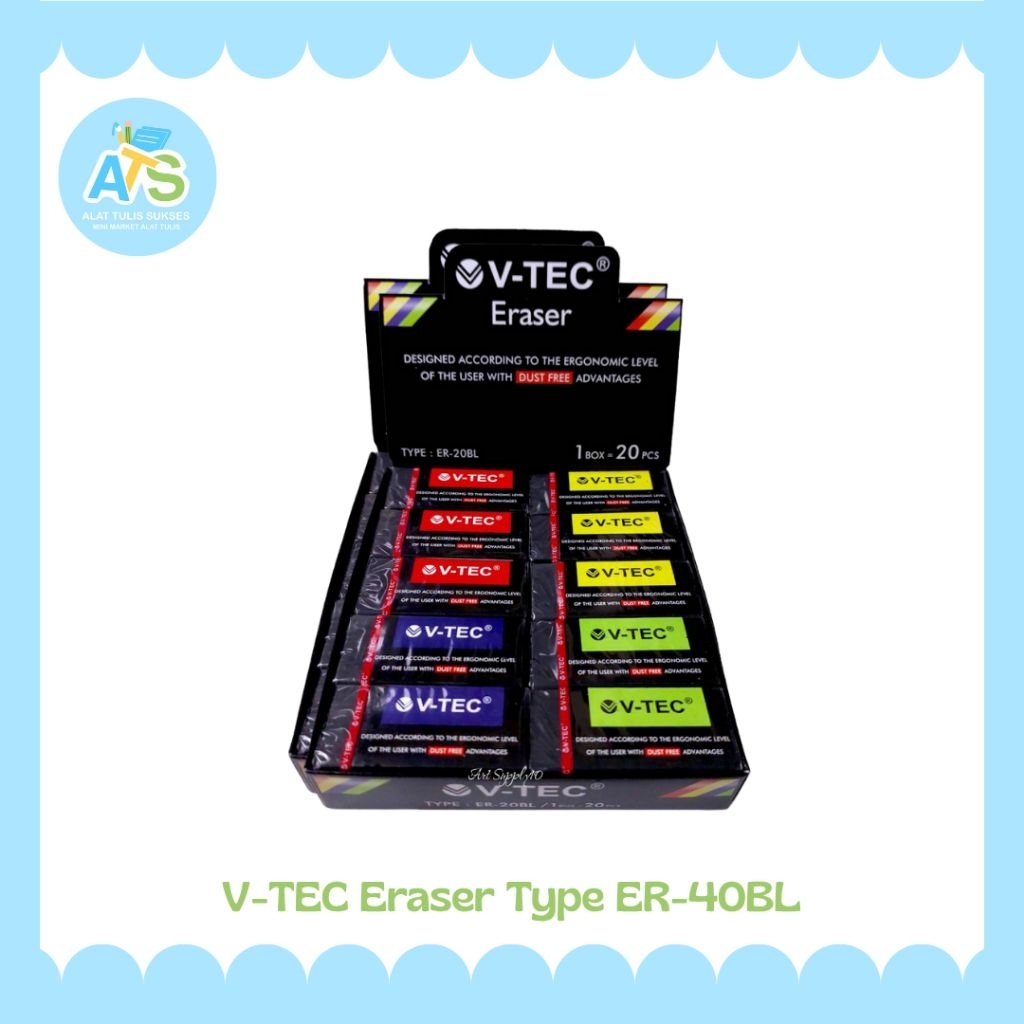

v-tec eraser type er-40bl