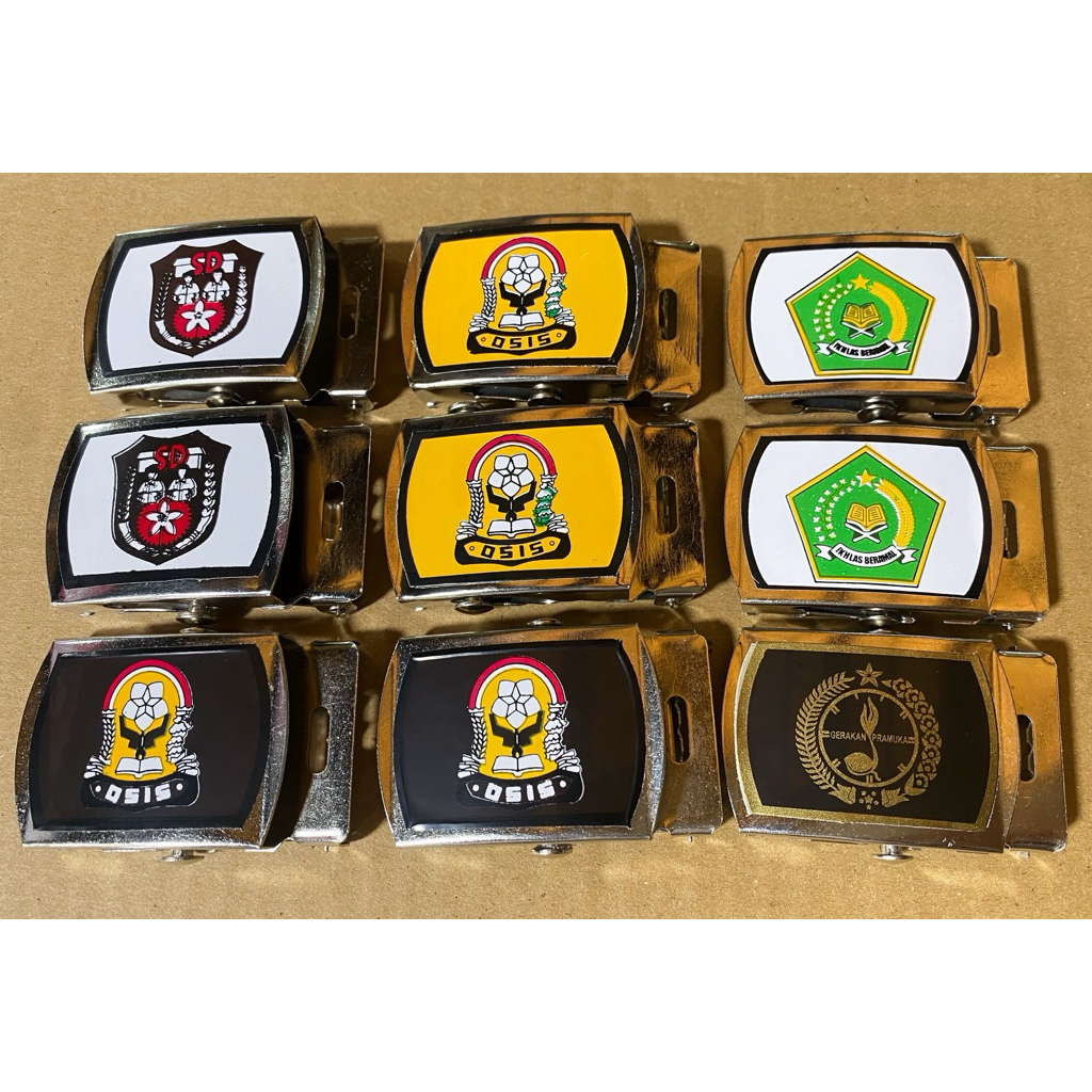 Kepala Gesper Sekolah SD SMP SMA Pramuka