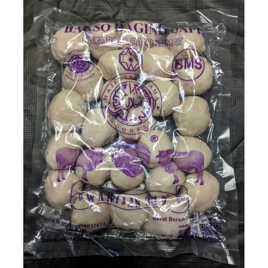 

bakso warisan fress frozen food,bms,bm,sbp