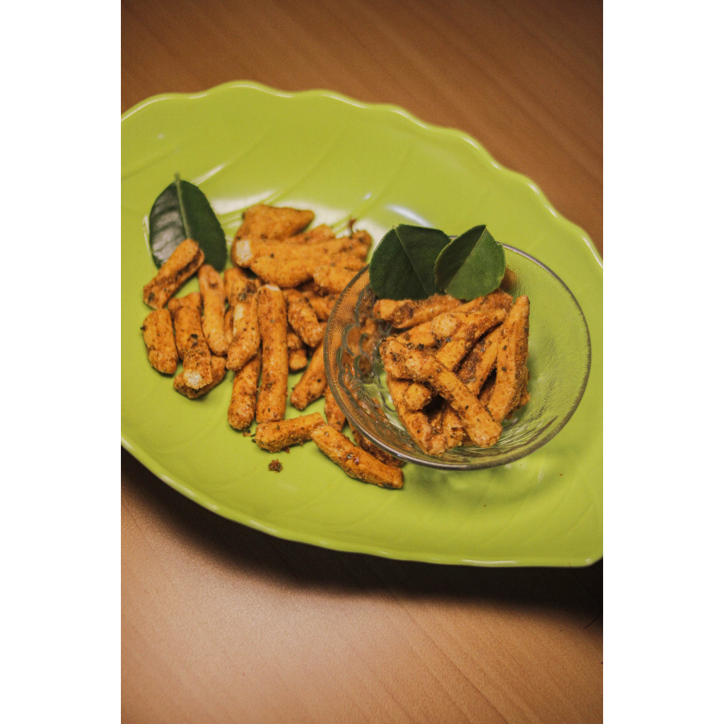 

Basreng Pedas dan Original Daun Jeruk. Kemasan 500gr, 250gr, 100gr.