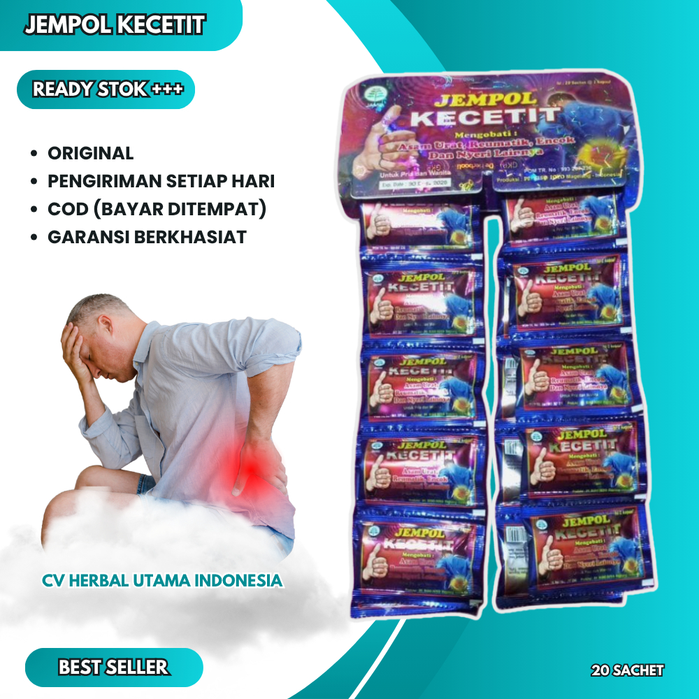 

Jempol Kecetit Kapsul Asam Urat Rheumatik Original 100%