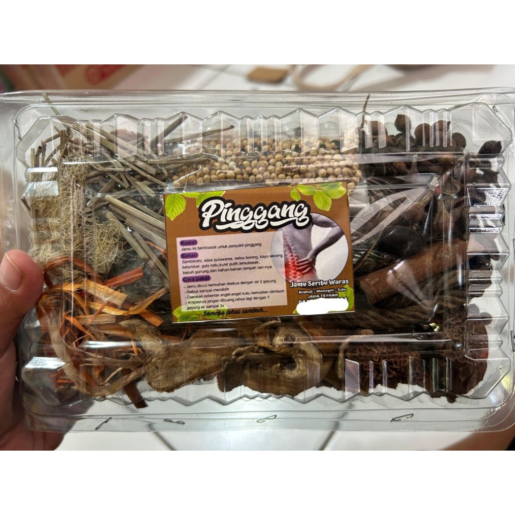 

Jamu Seribu Waras (pinggang)