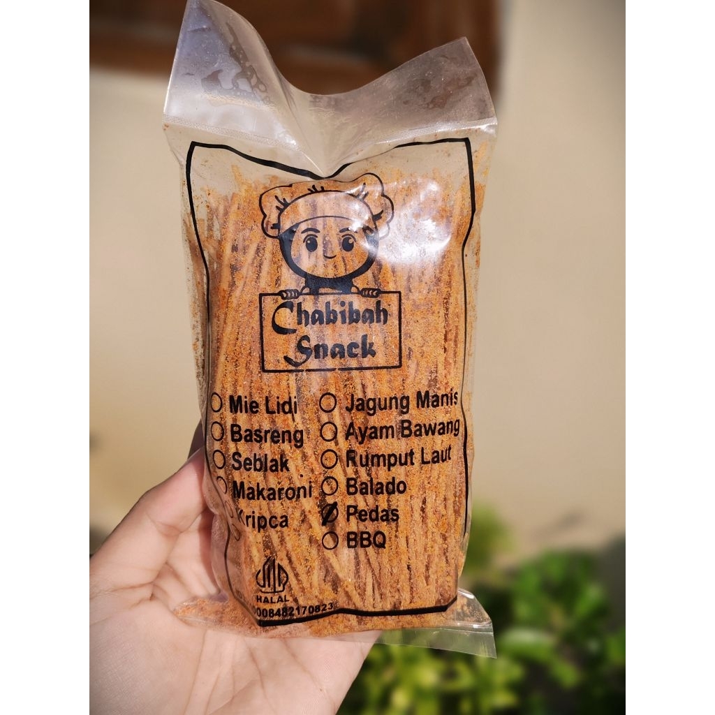 

Mie lidi bumbu pedas kering