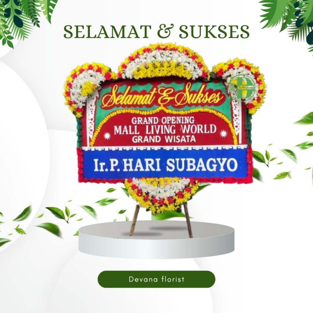 karangan bunga selamat / karangan bunga papan / bunga papan selamat sukses