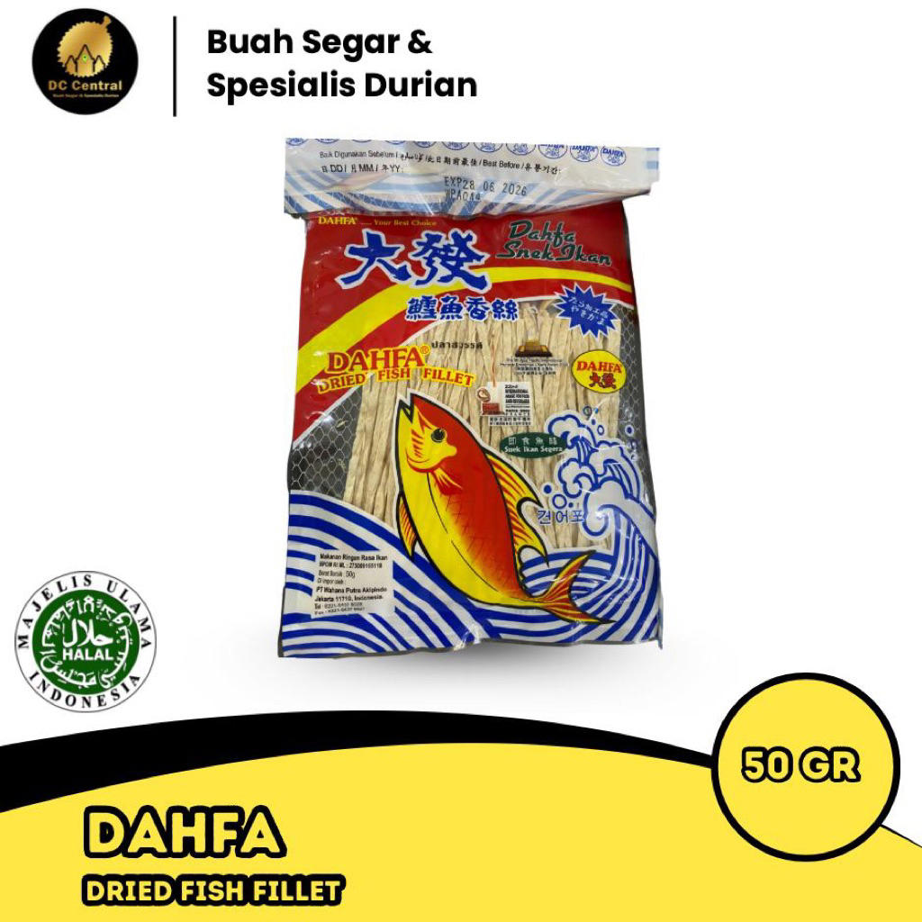 

Dahfa Snack Ikan 50gr & 120gr | Dried Fish Snack | Cemilan Ikan