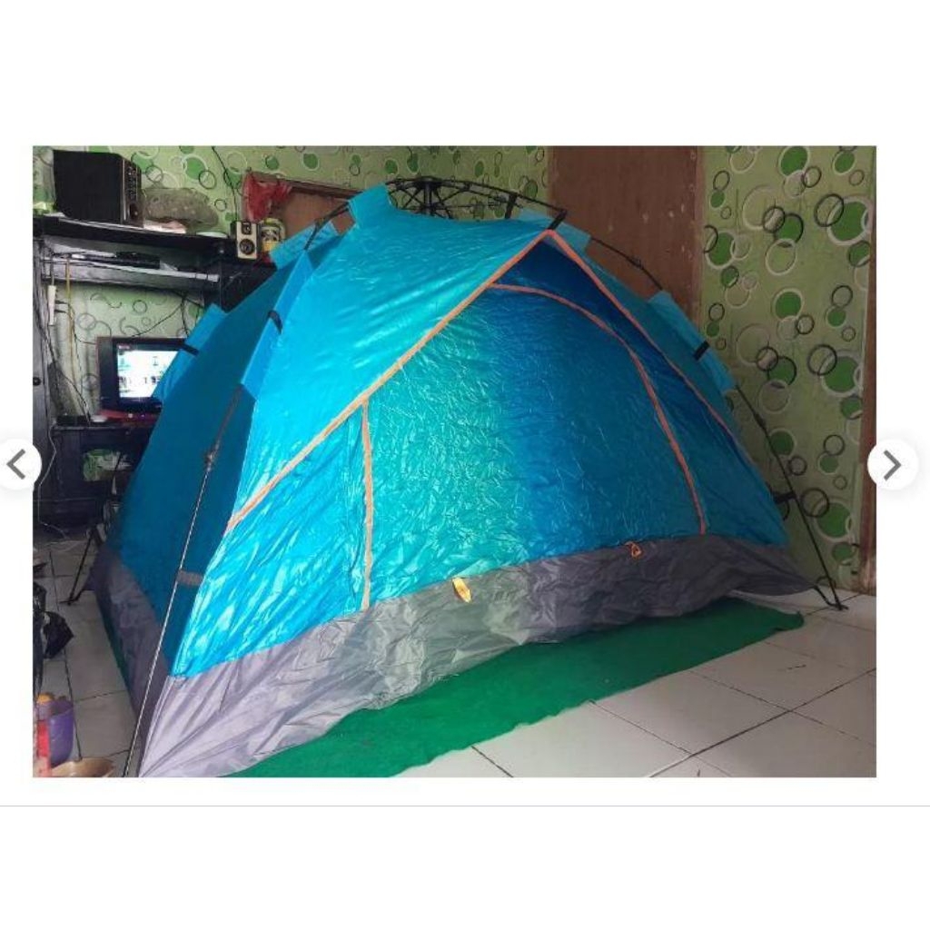 Tenda Camping ZP 8  Kapasitas 4 Orang Tenda Otomatis Outdoor & Indoor Tenda Gunung Portable