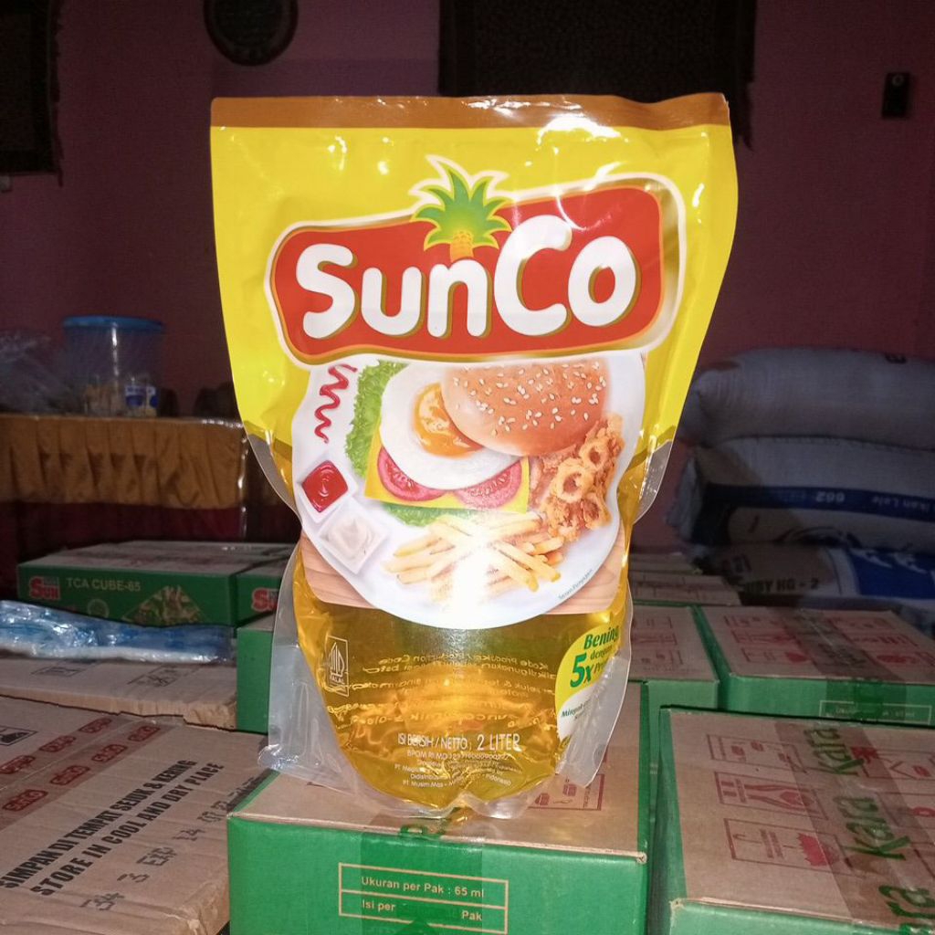 

2 pcs MINYAK GORENG SUNCO 2 L