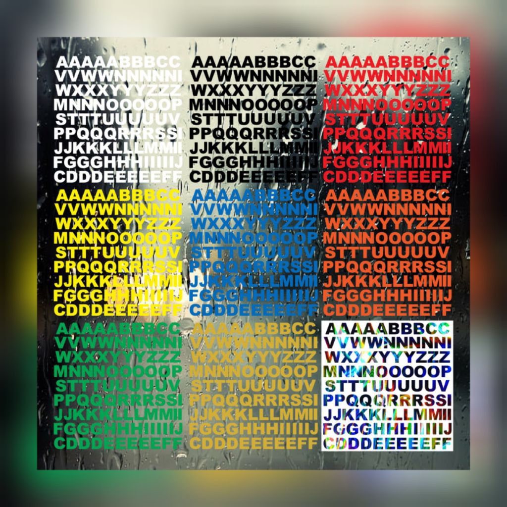 

stiker huruf sticker huruf sticker cutting huruf 1,5 cm