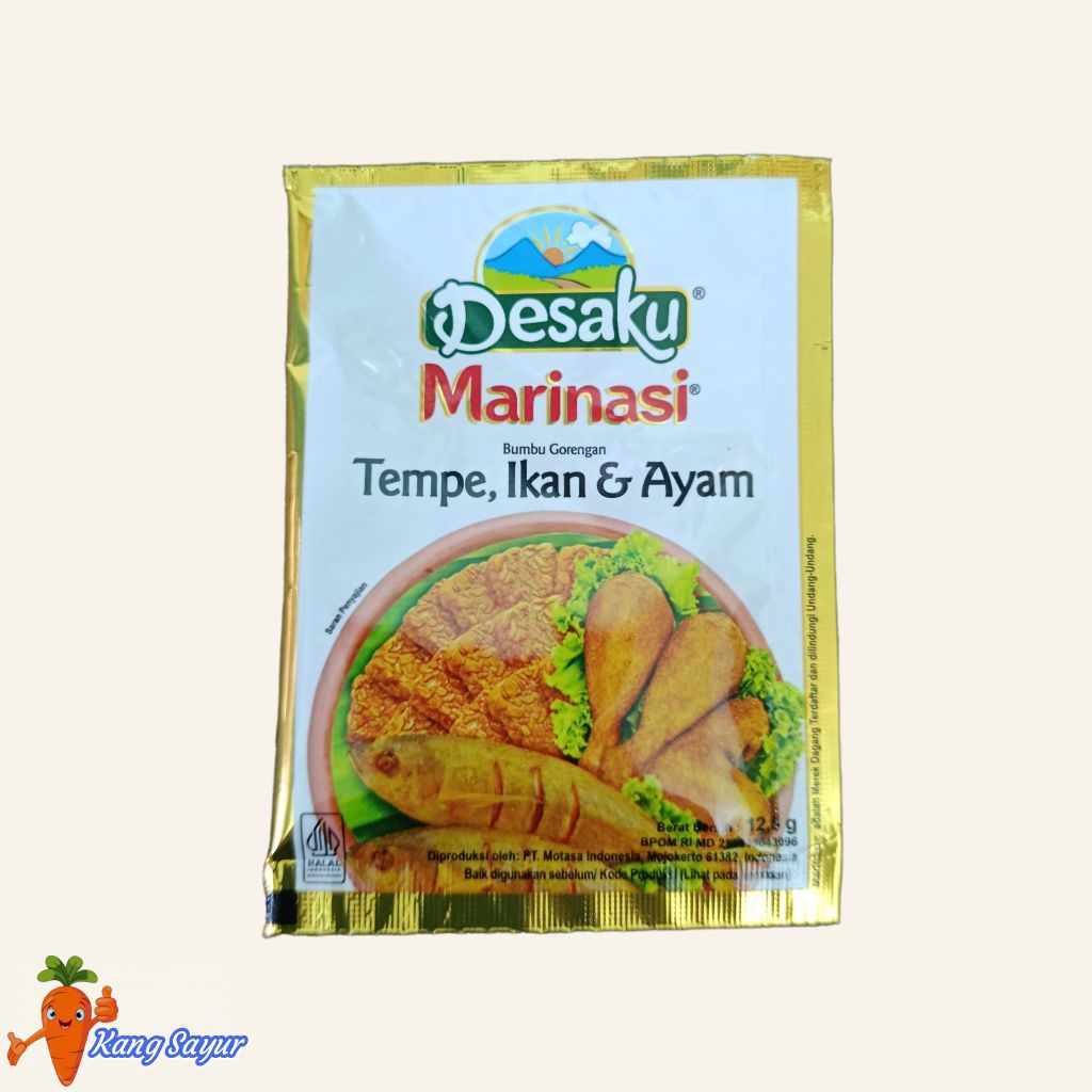 

Marinasi Desaku Sachet / Desaku Bumbu Marinasi Bubuk / Desaku Marinasi Ayam Ikan Tempe