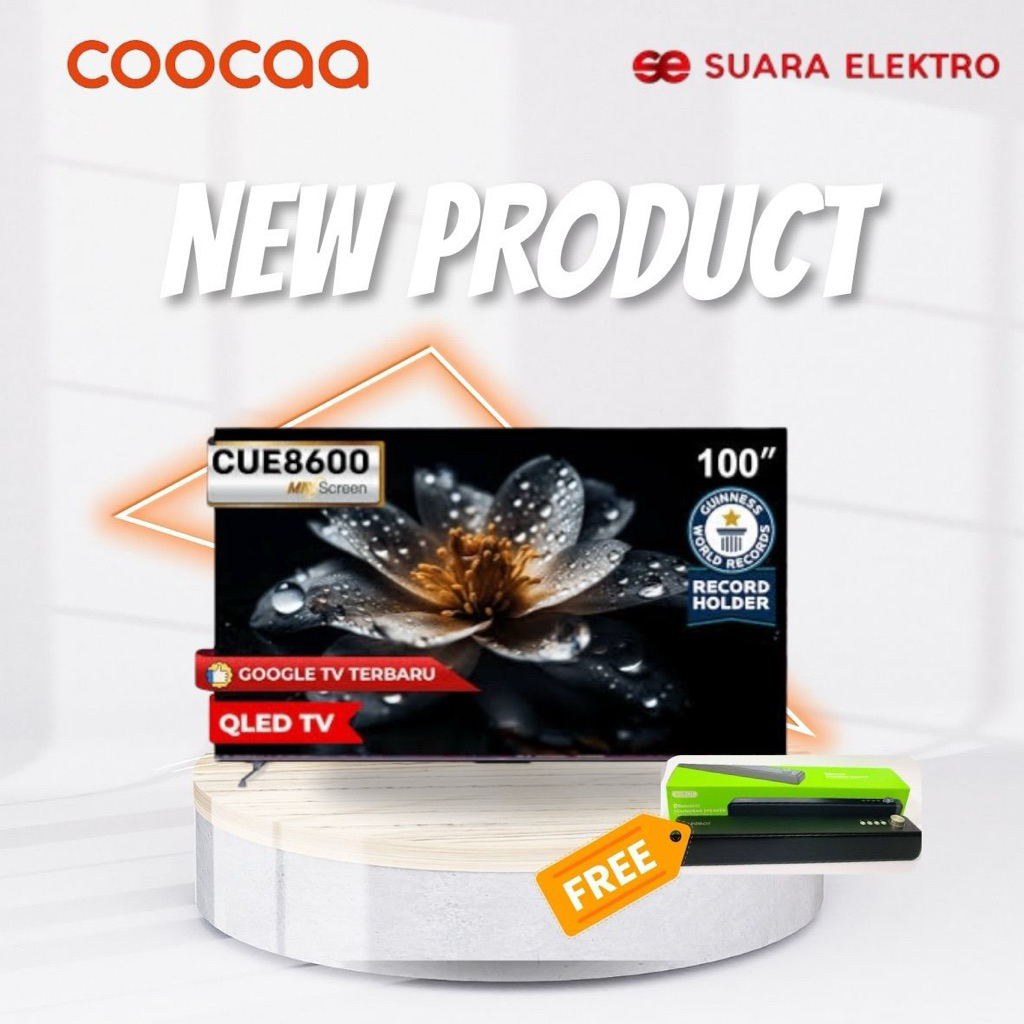 COOCAA TV LED Digital 43” CUE8600 – Bisa Akses Streaming & Aplikasi