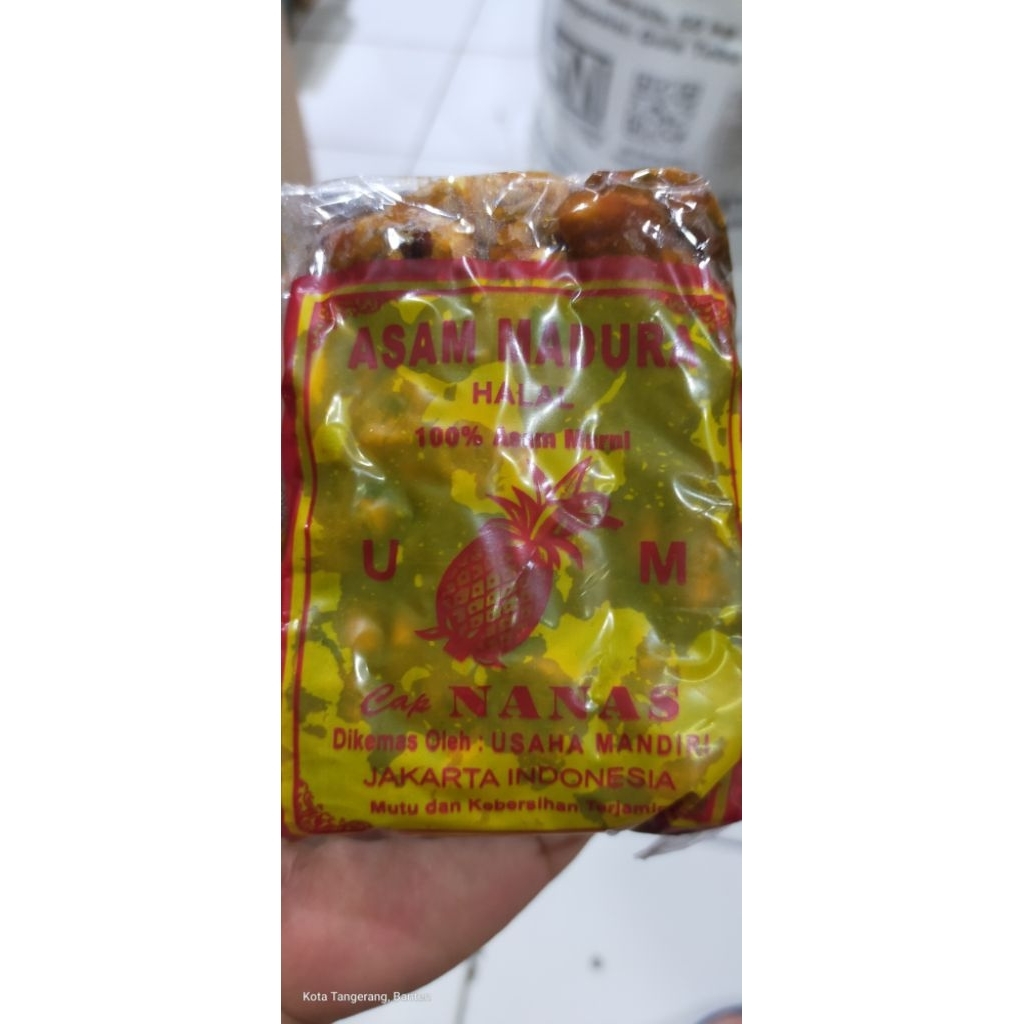 

asam nanas kotak [ asam Jawa ] asam Madura
