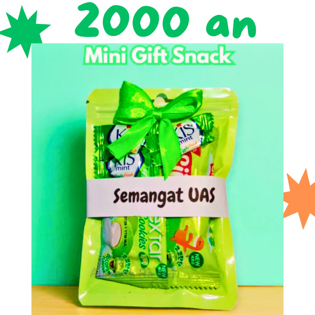 

Mini Gift Snack 2000an & 3000an Tema Hijau / Mini Hampers / Mini Gift Ulang Tahun / Feebies / Termurah