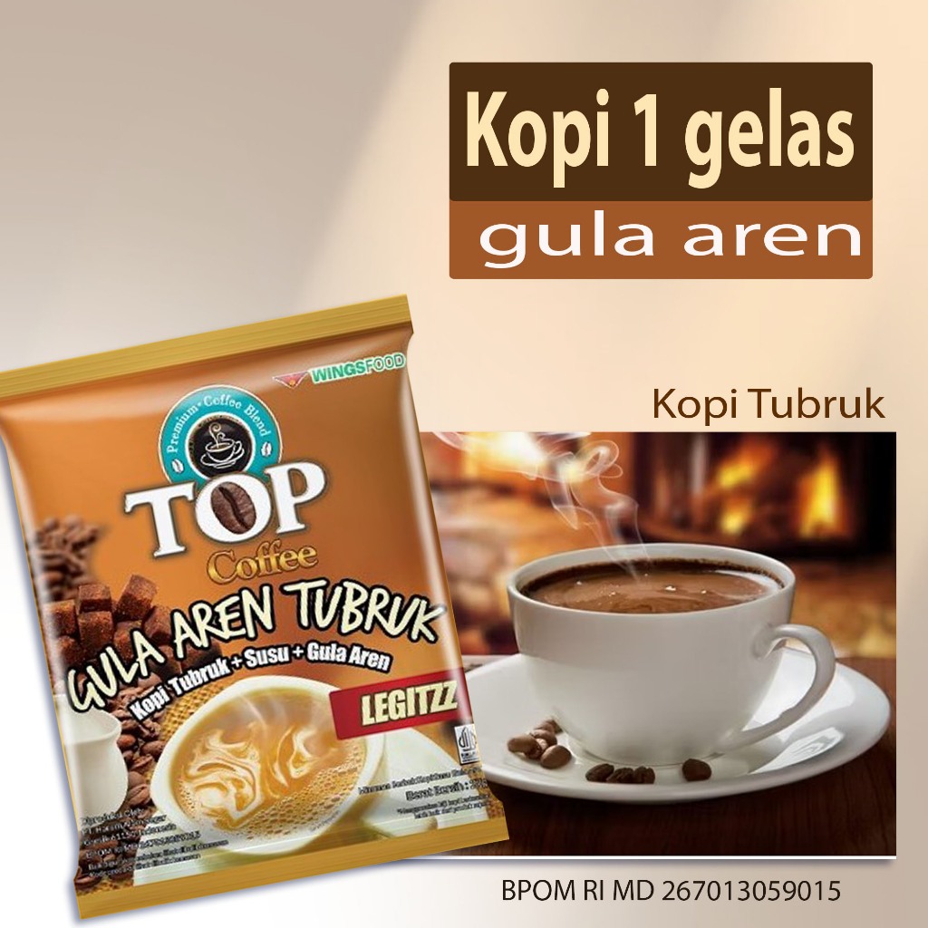 

Best Seller Kopi Bubuk Gula aren Instant kopi 3-1 siap saji tanpa gula lagi dengan aroma kopi yang harum gurih menjadikan nikmat saat di sruput keadaan panas Top kopi gula aren tubruk 27g sachet