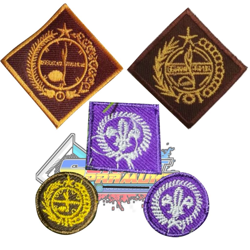Bed Bordir Tanda Pelantik Pandu Wosm Kitri Putra Putri