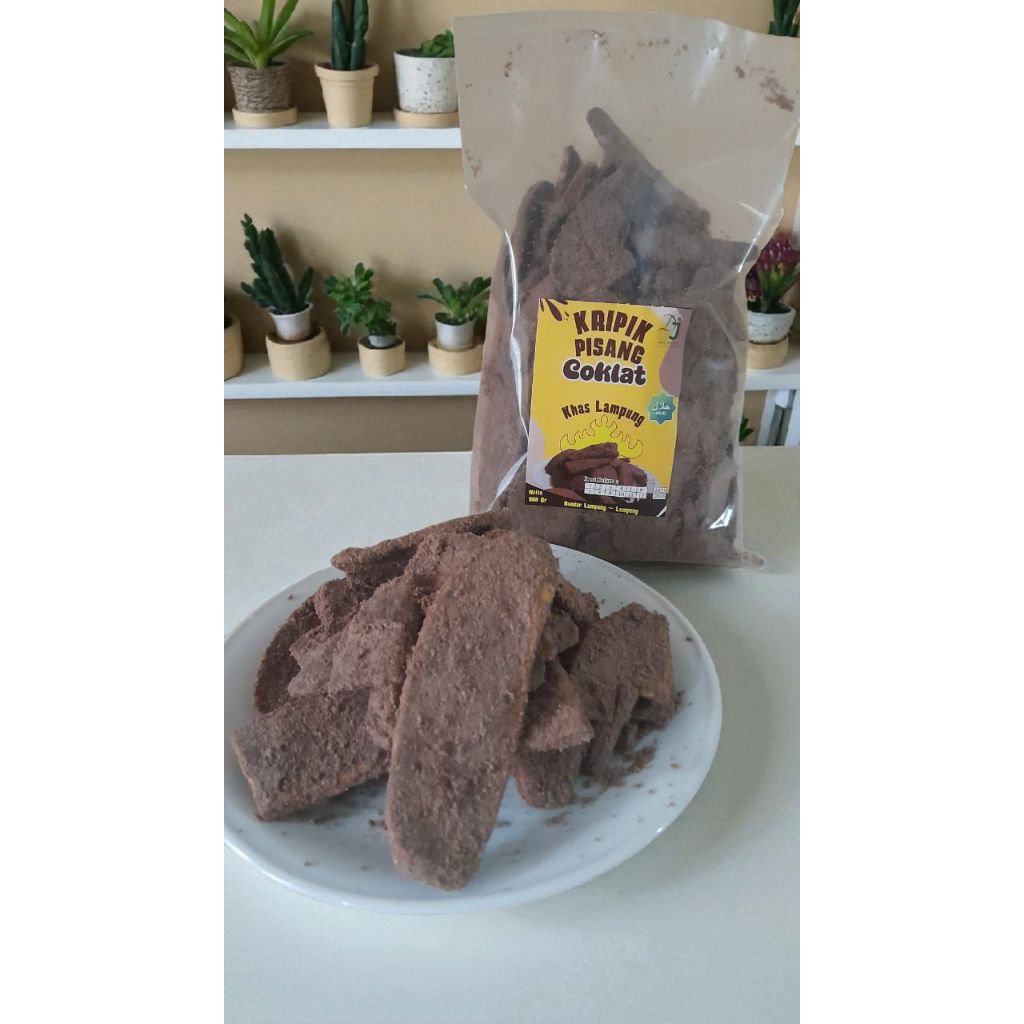 

keripik pisang coklat khas lampung 1kg,500gr,250gr