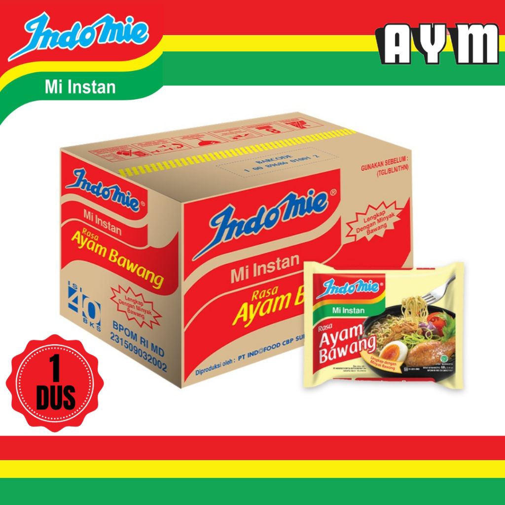 INDOMIE AYAM BAWANG 40Pcs (1Dus)