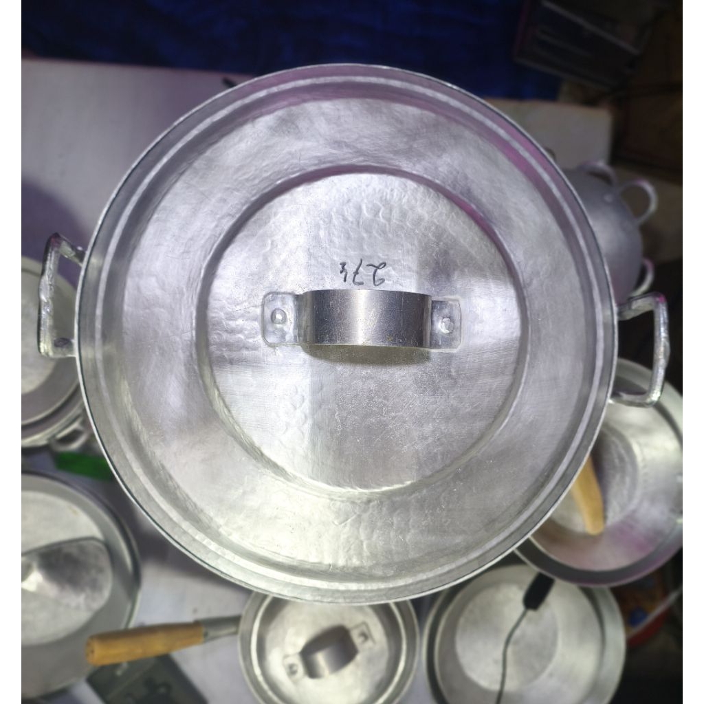 Panci sayur atau panci liwet besar alumunium muat 5-6 kg beras ukuran 42 cm