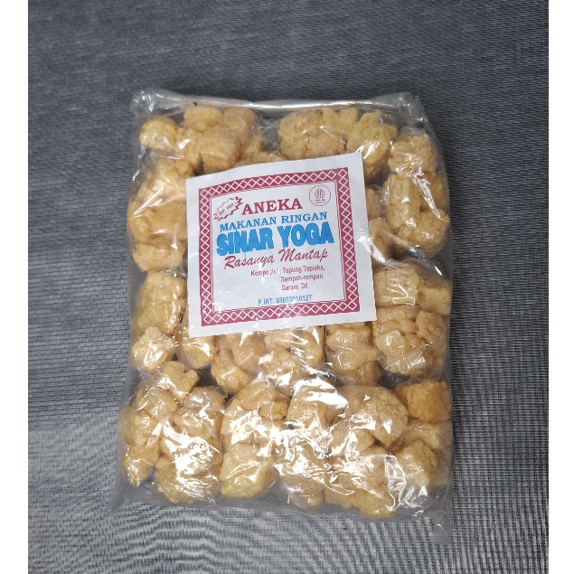 

KERUPUK TINGTING(TAHU GURIH) /1 PACK ISI 20/JAJANAN RINGAN