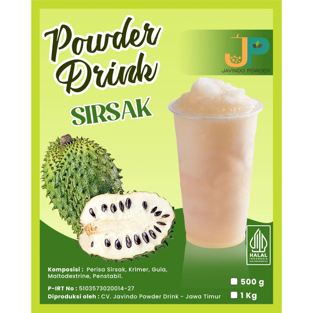 

JAVINDO Bubuk Minuman Rasa Sirsak 1Kg / 1 Kg Reguler - Javindo Powder