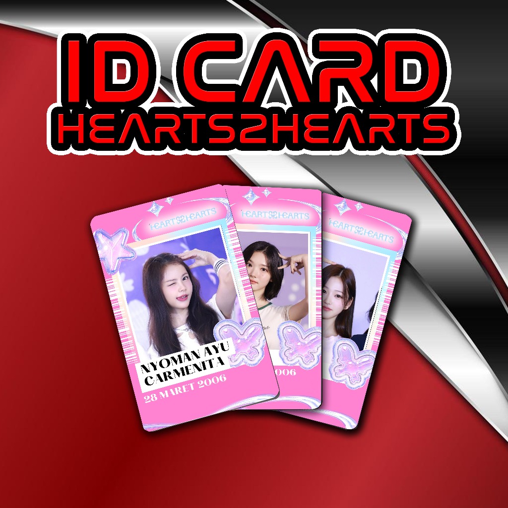 

ID CARD PVC MEMBER KPOP HEARTS2HEARTS PREMIUM