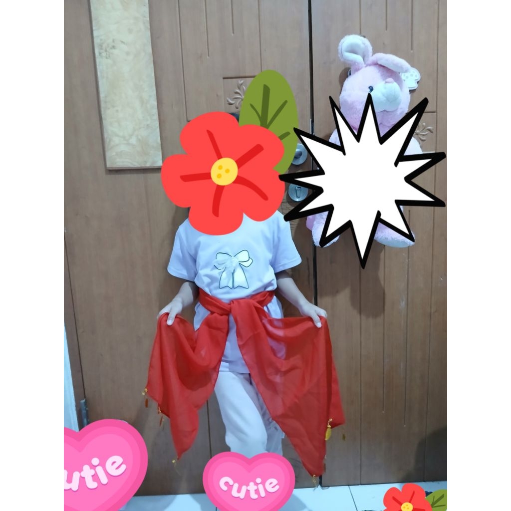 selendang anak kecil anak  Tk selendang tari