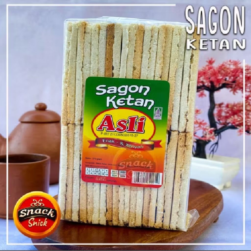 

Sagon ketan kelapa asli