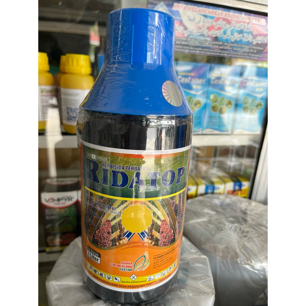 Herbisida Kontak Ridatop 288 SL / 1 Liter / Pembasmi Rumput & Gulma
