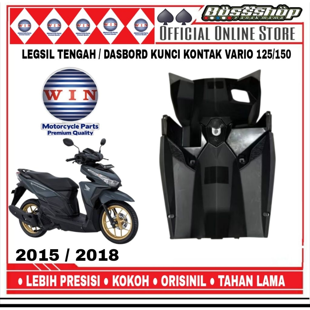 WIN - Legsil Tengah Besar VARIO 125/150 LED OLD Dasbor Kunci Kontak VARIO 150 2015/2018