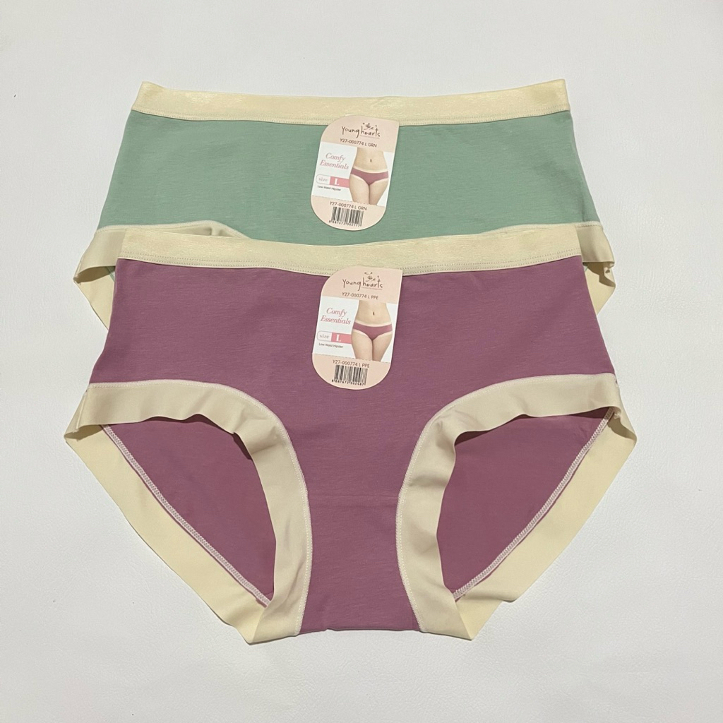 Young Hearts Panty Cotton Hipster Lembut YP0774 size L