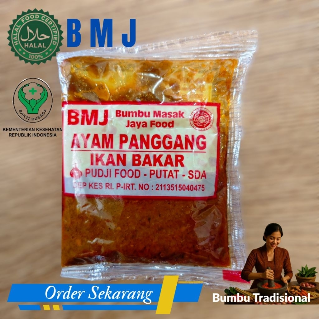 

BMJ / BUMBU AYAM PANGGANG / BUMBU MASAK JAYA FOOD / BUMBU MASAK INSTAN