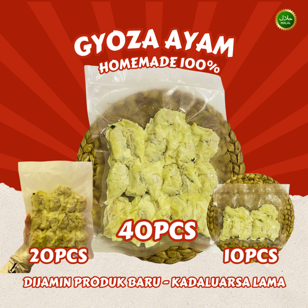 

GYOZA AYAM - HOMEMADE 100%