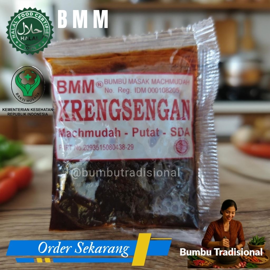 

BMM - BUMBU KRENGSENGAN - BUMBU MASAK MACHMUDAH - BUMBU MASAK INSTAN