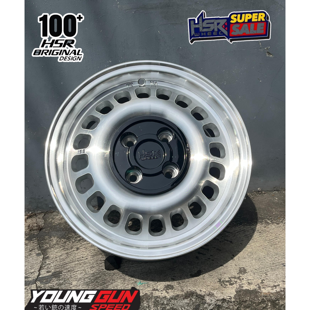 pelek mobil ring 14 brio,sigra,calya ,ayla karimun dll.hsr bsi silver polis