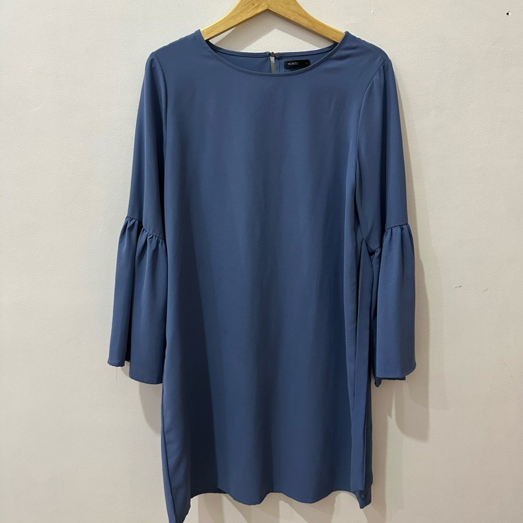 TUNIK FILANTO BIRU BAJU PAKAIAN WANITA