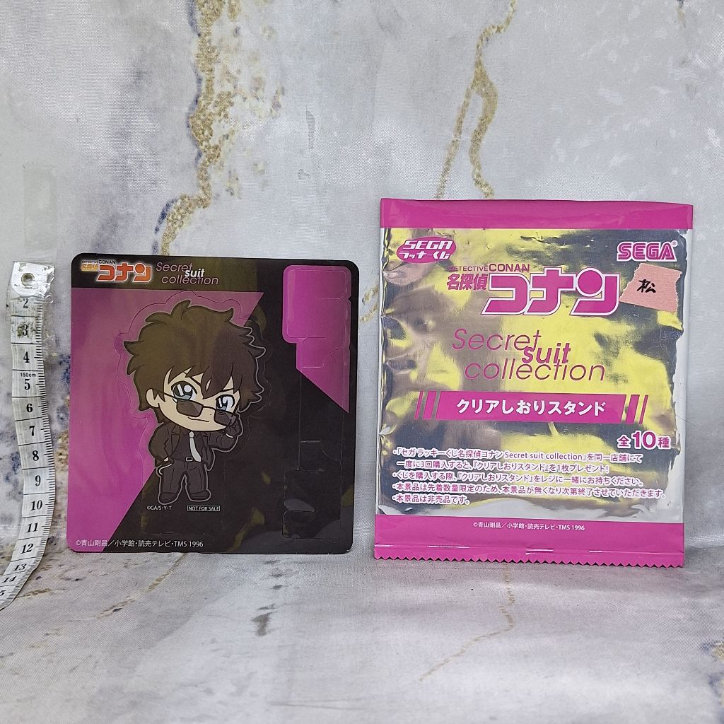 

Detective Conan Jinpei Matsuda Clear Bookmark Stand Sega Prize Secret Suit Collection Detektif 10 cm