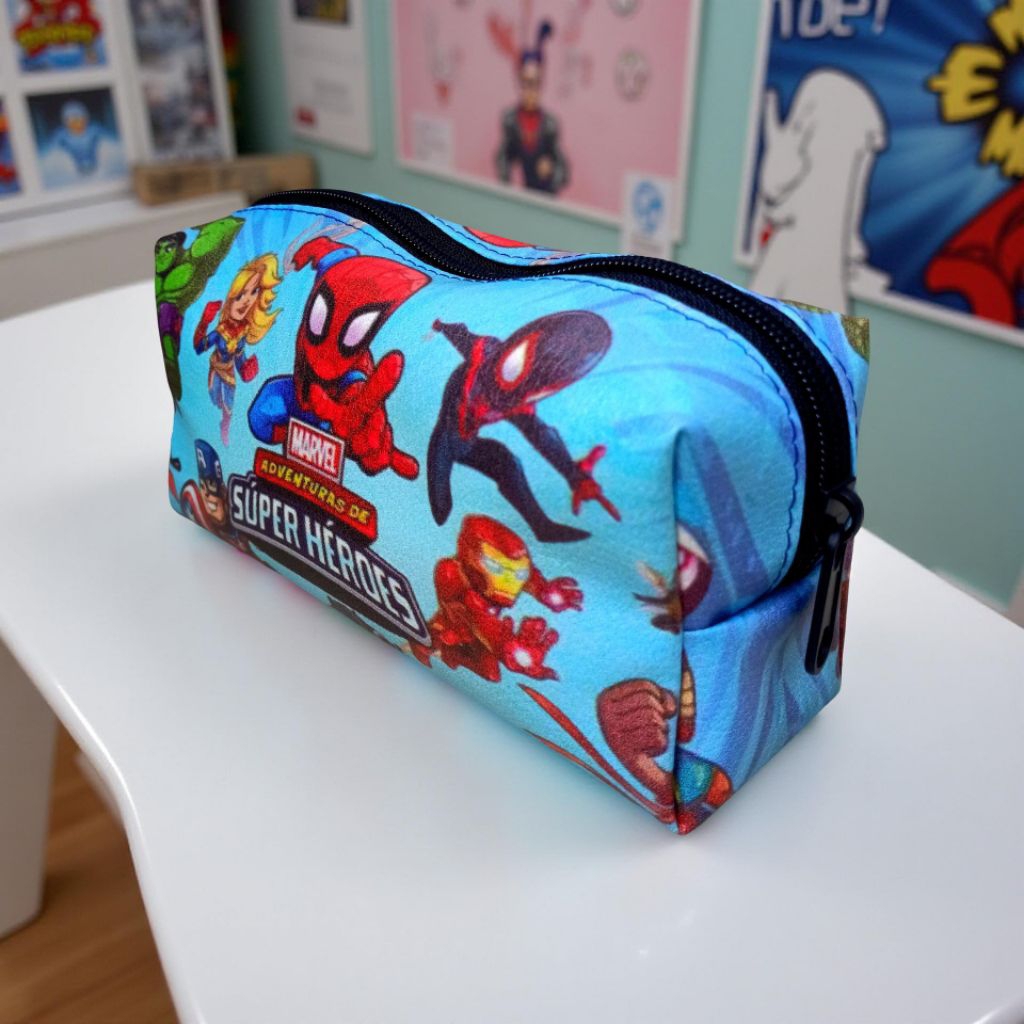 

MIX PENCASE | kotak pensil karakter MARVEL KODE 01