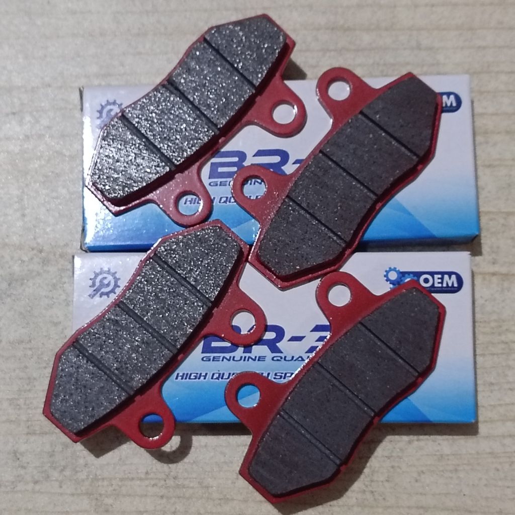 PAKET KAMPAS REM ECGO 3 MOTOR LISTRIK (PAKET DEPAN BELAKANG)