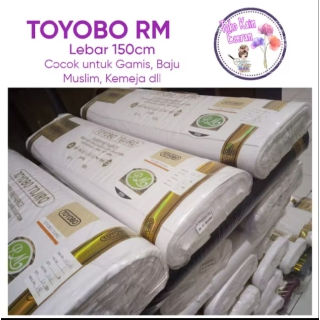 KAIN KATUN TOYOBO Premium ROYAL MIX ORIGINAL / KAIN KATUN JEPANG POLOS TOYOBO RM TERMURAH METERAN