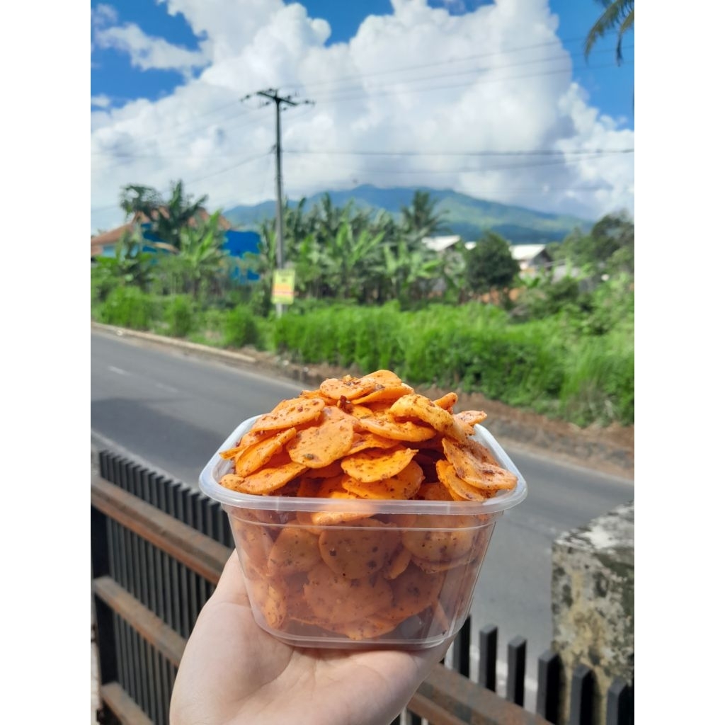 

Seblak Kering Kerupuk Kemplang|Cemilan Pedas|Kerupuk Bumbu Kacang