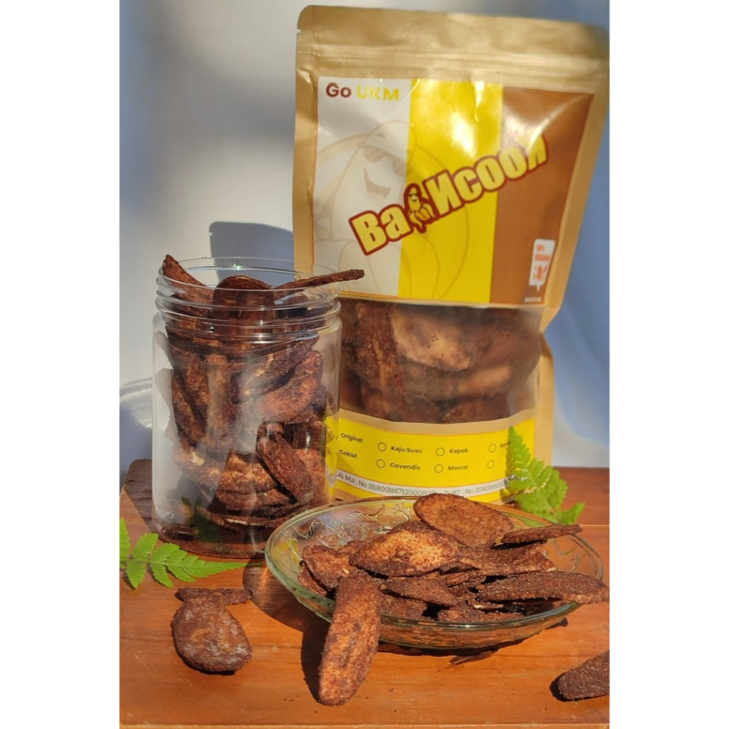 

Keripik Pisang CAVENDISH 400 gram Coklat Premium