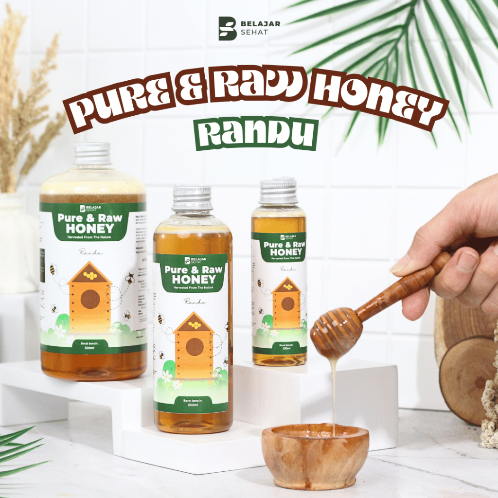 

Belajar Sehat - Madu Randu 130 gr Asli Murni Full Nektar Pure & Raw Honey