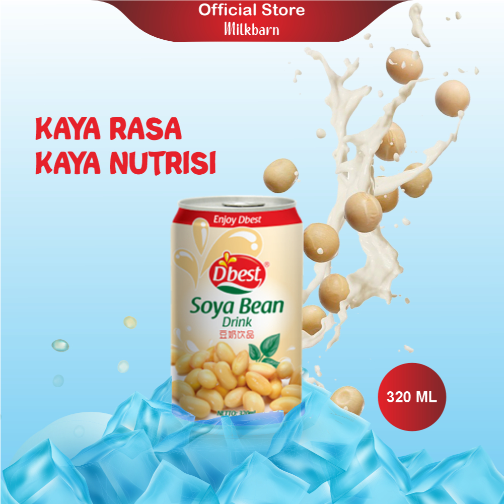 

D'Best Minuman Kaleng Sari Kedelai 320ml Ready to Drink